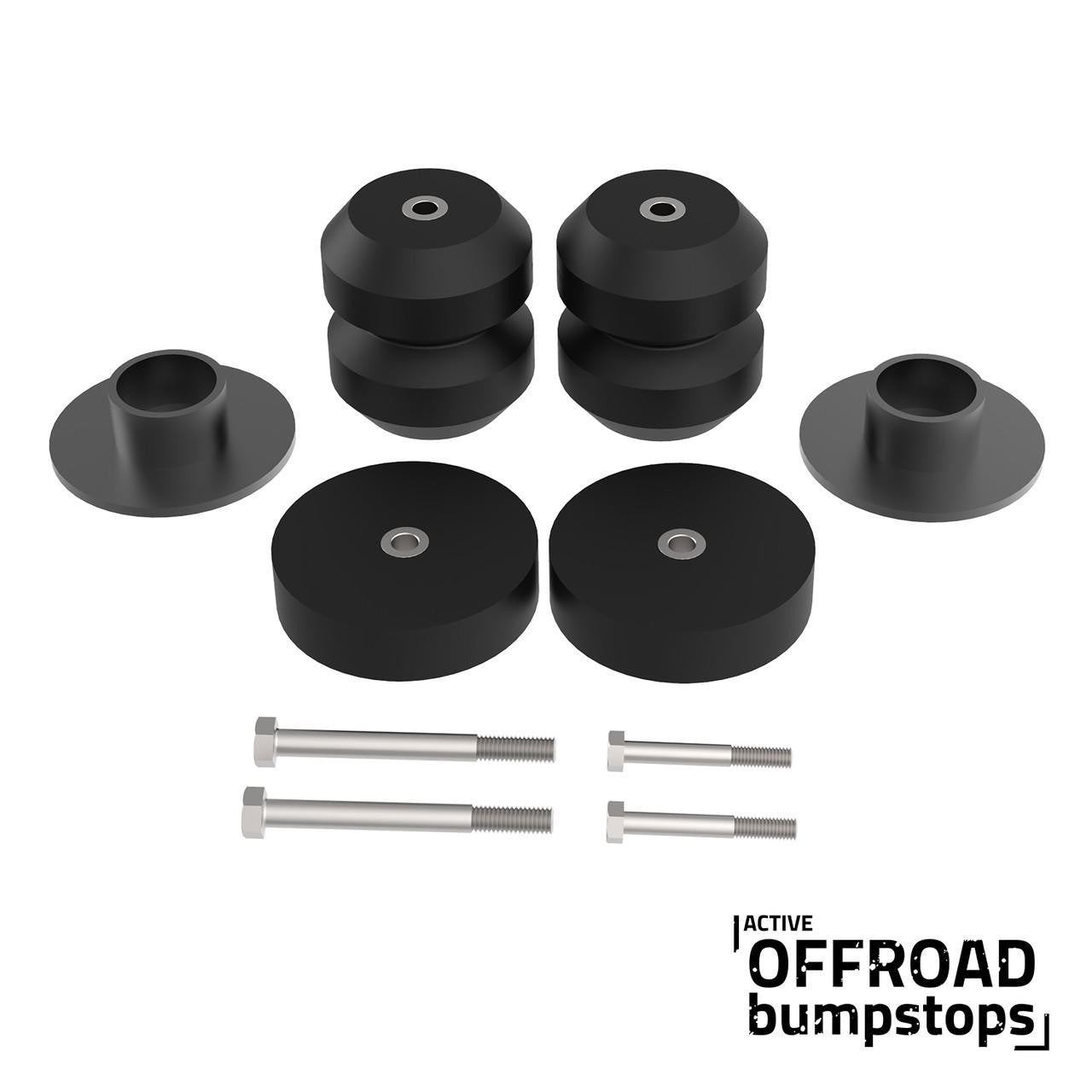 Active Off-Road Bumpstops for 2005-2023 Toyota 4Runner, Rear Kit - Apollo Off-Road
