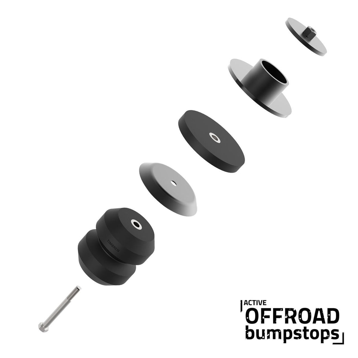 Active Off-Road Bumpstops for 2020-2023 Jeep Gladiator, Rear Kit - Apollo Off-Road