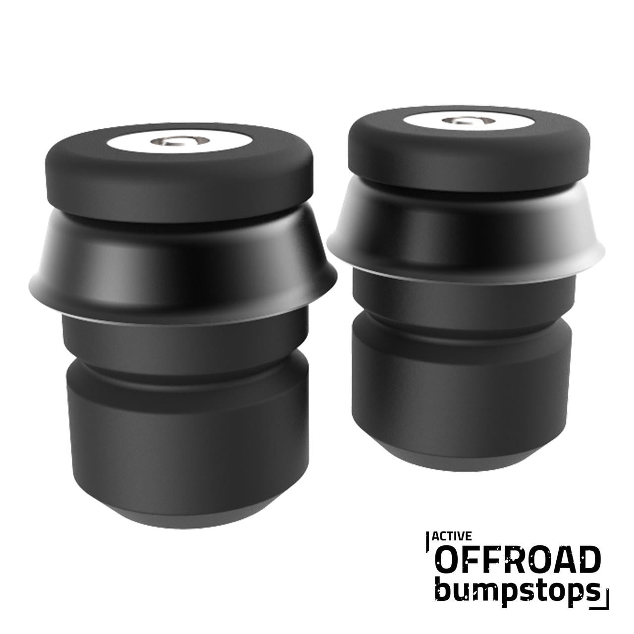 Active Off-Road Bumpstops for Jeep JK (07-18), JL (18-23), Rear Kit - Apollo Off-Road