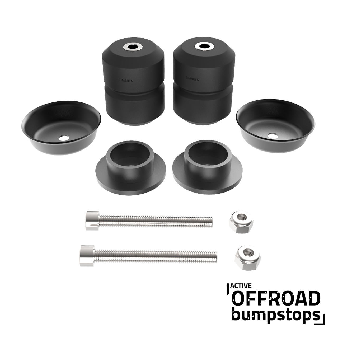 Active Off-Road Bumpstops for Jeep JL (18-23), JT (20-23), JK (07-18), TJ (97-06), Front Kit - Apollo Off-Road