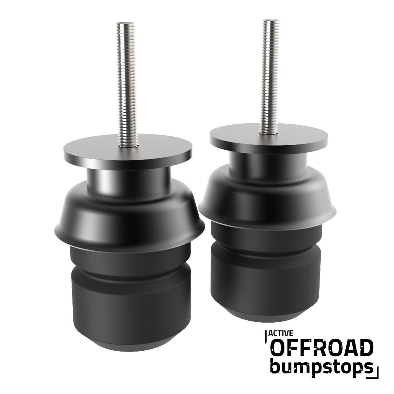 Active Off-Road Bumpstops for Jeep JL (18-23), JT (20-23), JK (07-18), TJ (97-06), Front Kit - Apollo Off-Road