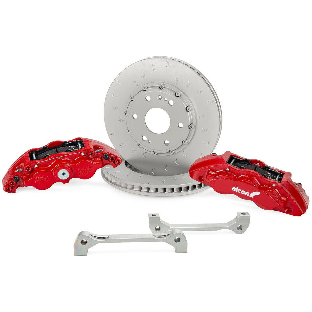 Alcon 2019+ Sierra/Silverado and 2020+ Yukon, Yukon XL, Tahoe, Suburban, Escalade Front Brake Kit - Apollo Off-Road