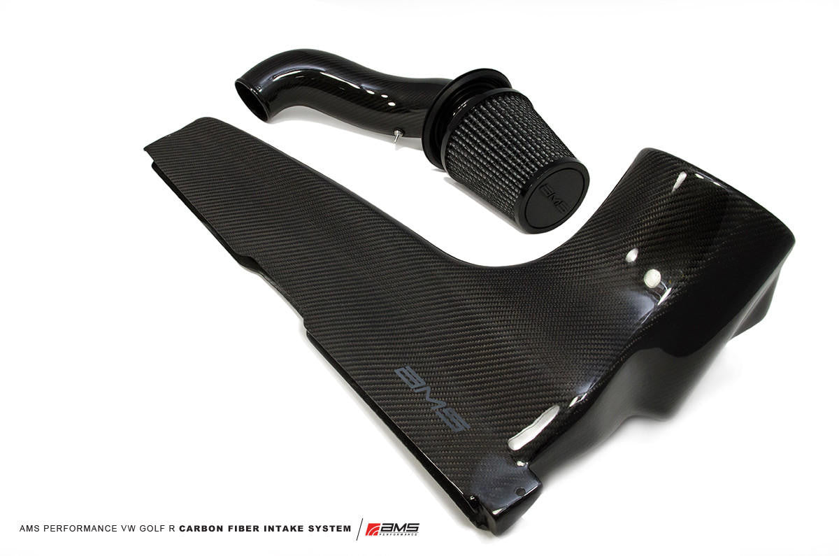 AMS Performance 2015+ VW Golf R MK7 Carbon Fiber Intake System - Apollo Off-Road