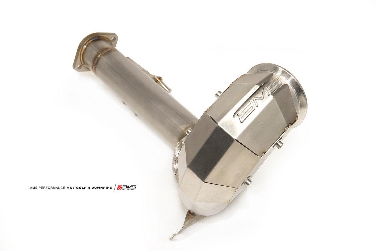 AMS Performance 2015+ VW MK7 Golf R Upgraded 3" Downpipe - Race - Apollo Off-Road