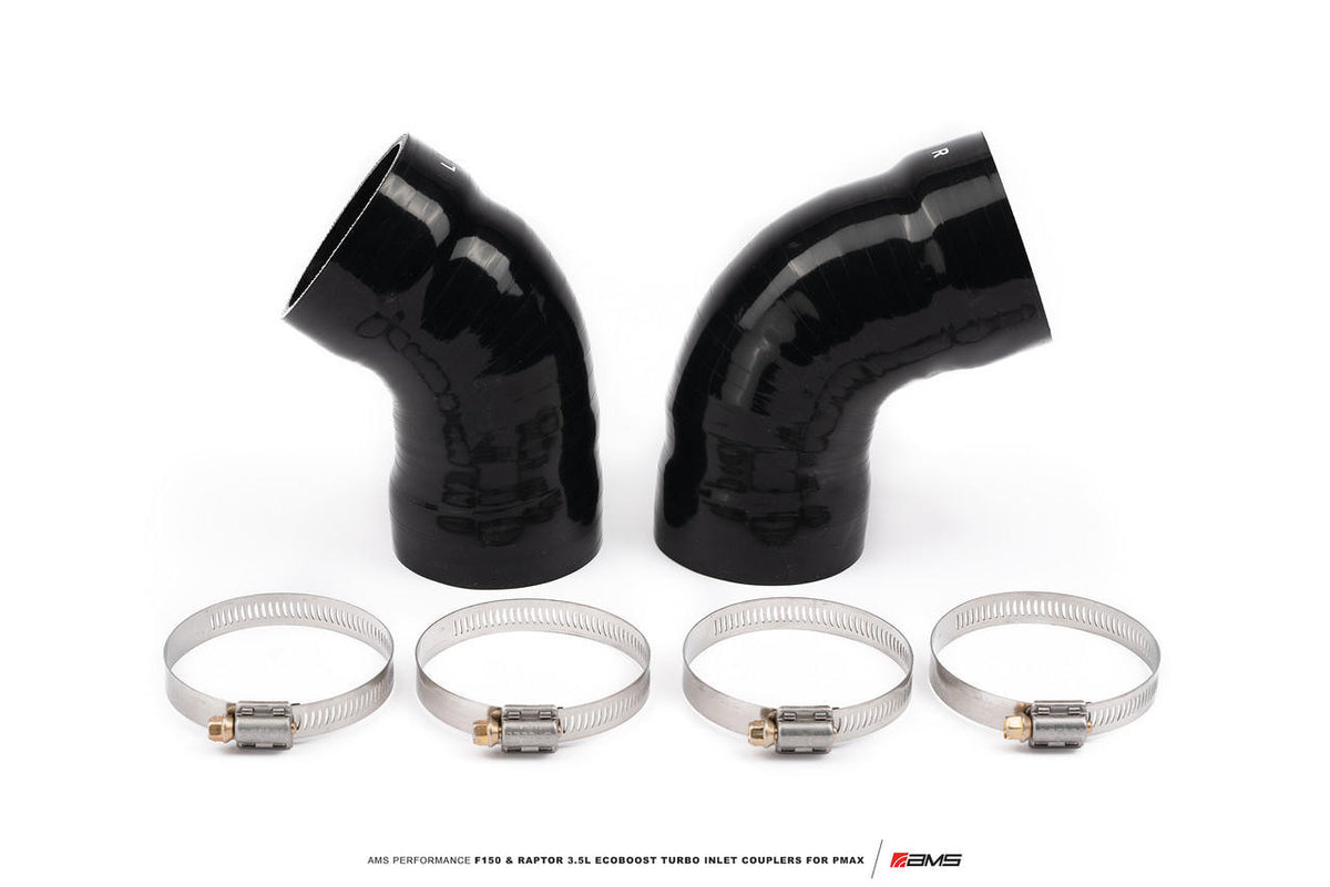 AMS Performance 2017-2020 Raptor & F150 3.5L Ecoboost Turbo Inlet Tube Couplers for Garrett Powermax Turbos - Apollo Off-Road