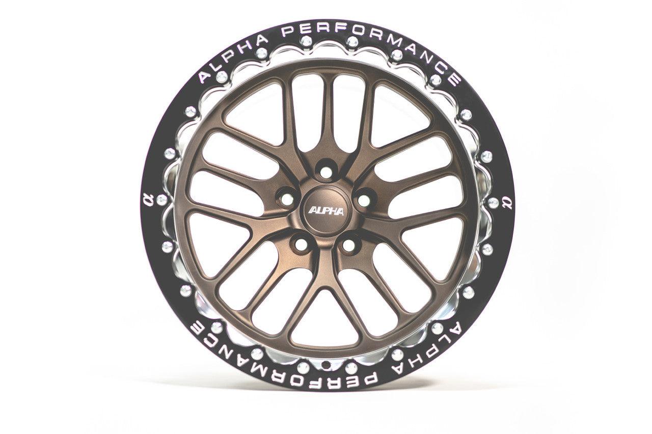 AMS Performance Alpha 17" Race X Rear Beadlock Drag Wheels by Billet Specialties - Apollo Off-Road