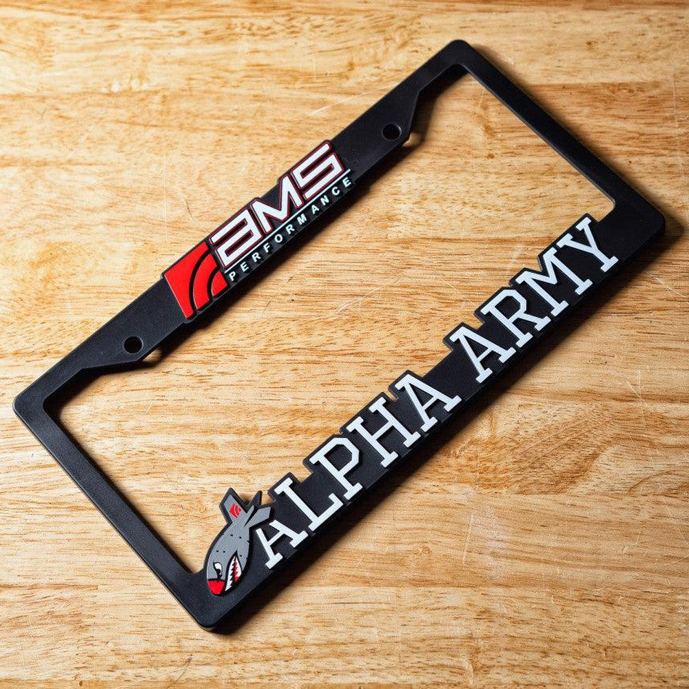 AMS Performance "Alpha Army" License Plate Frame - Apollo Off-Road