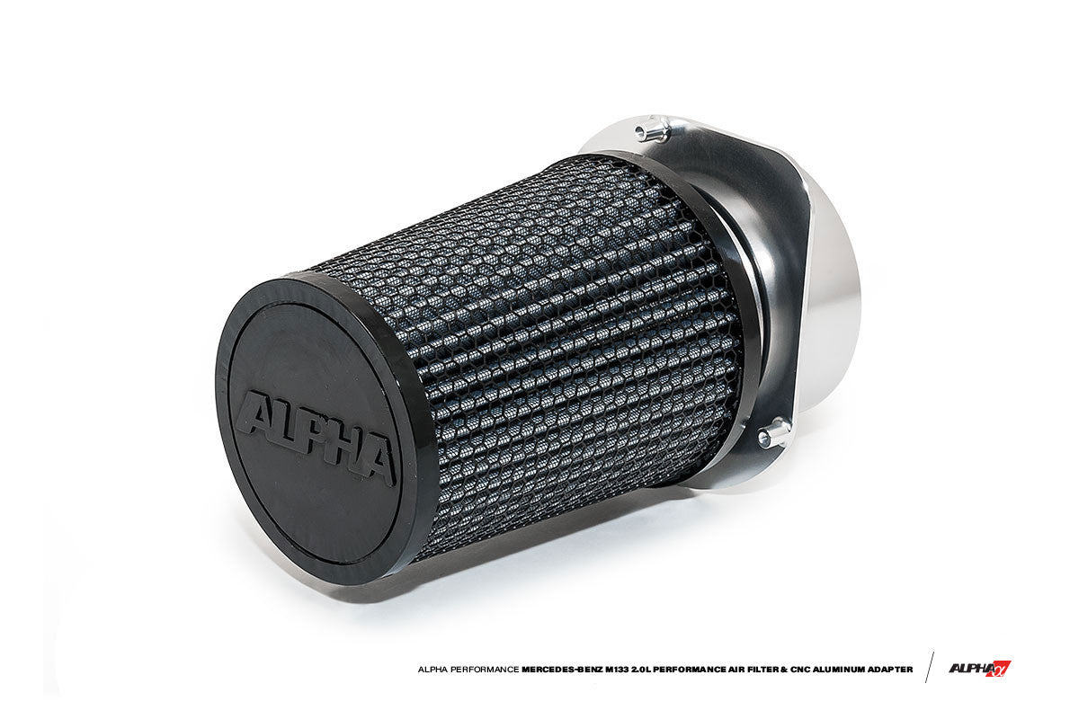 AMS Performance Alpha Mercedes-Benz AMG M133 2.0L Performance Air Filter & CNC Aluminum Adapter - Apollo Off-Road