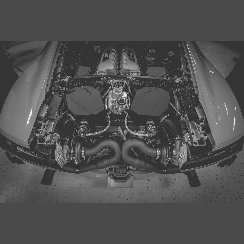 AMS Performance Alpha Performance 2017-2019 R8 Alpha Twin Turbo Kit with Ti Exhaust (G-Series) - Apollo Off-Road