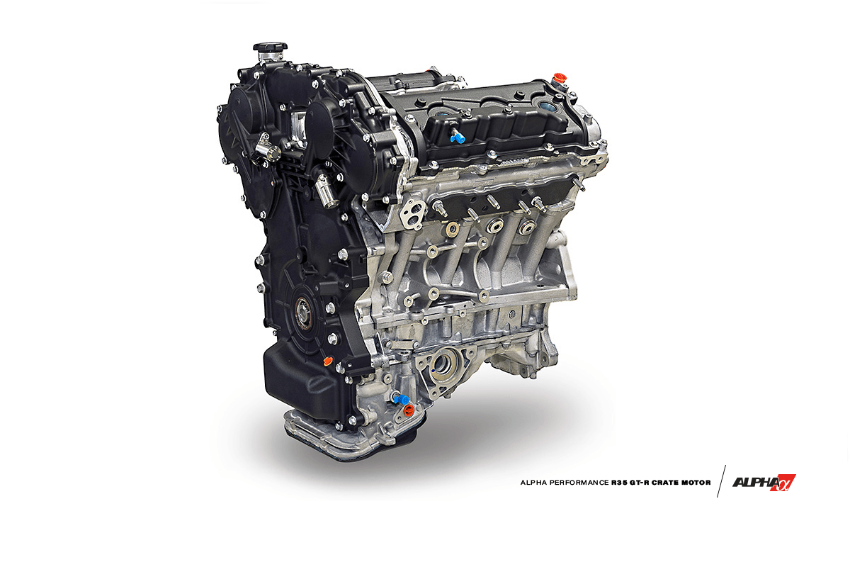 AMS Performance Alpha Performance Nissan R35 GT-R 3.8L VR38 Crate Engine - Stage 1, No Core - Apollo Off-Road