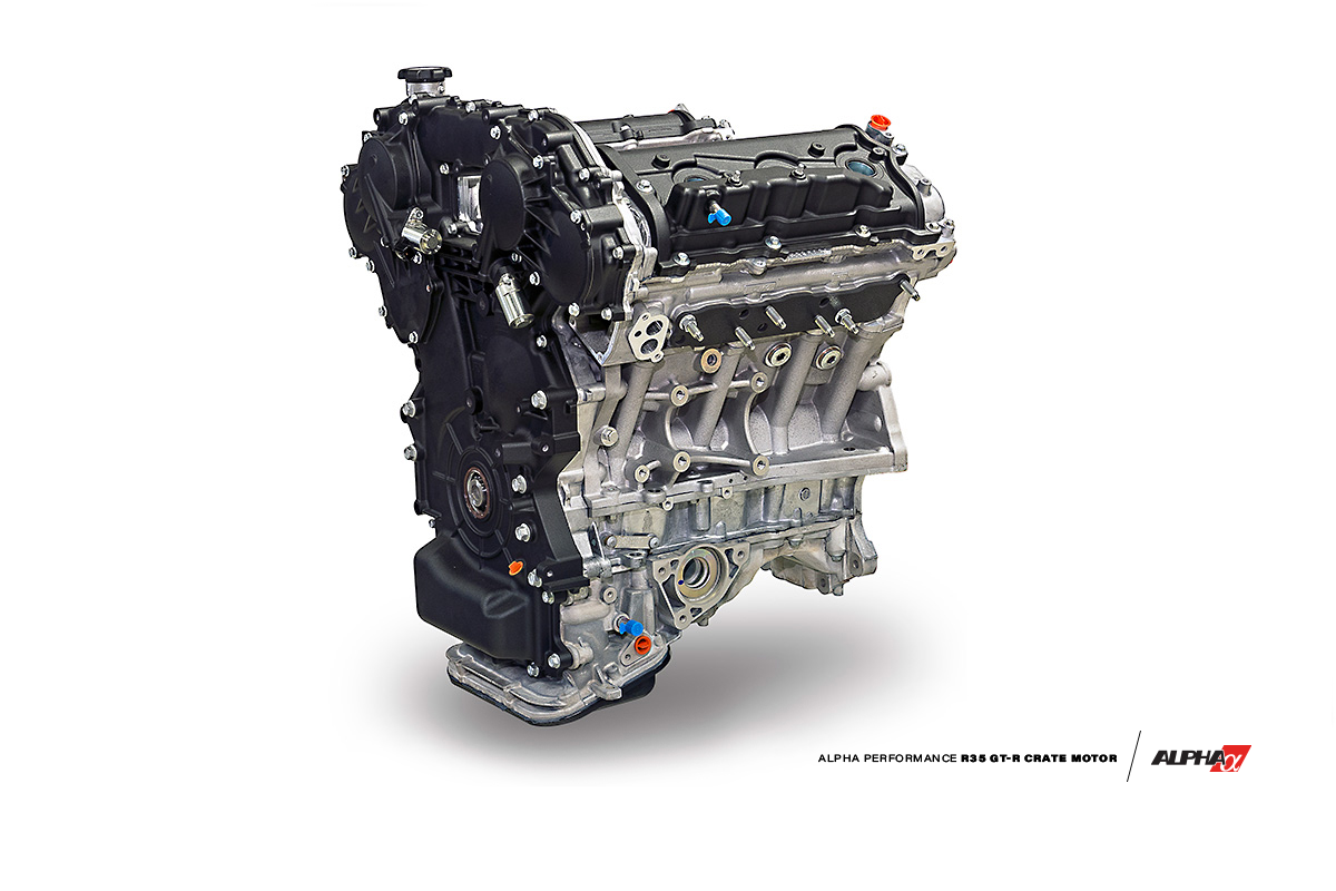 AMS Performance Alpha Performance Nissan R35 GT-R 3.8L VR38 Crate Engine - Stage 2, No Core - Apollo Off-Road