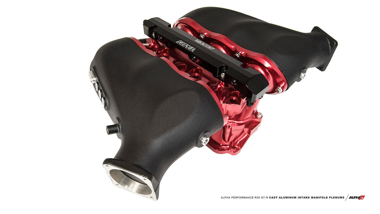 AMS Performance Alpha Performance R35 GT-R Cast Aluminum Intake Manifold Plenum Set - Apollo Off-Road