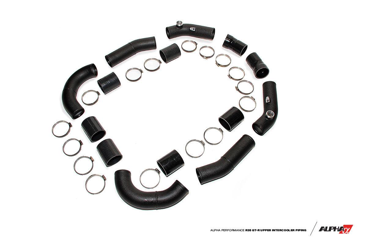 AMS Performance Alpha Performance R35 GT-R Intercooler Pipe Conversion Kit Alpha IM (Stock TB) - Apollo Off-Road