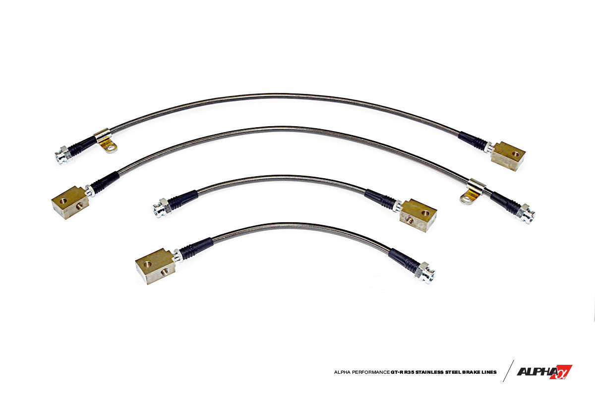 AMS Performance Alpha Performance R35 GT-R Race Style SS Brake Lines - Apollo Off-Road