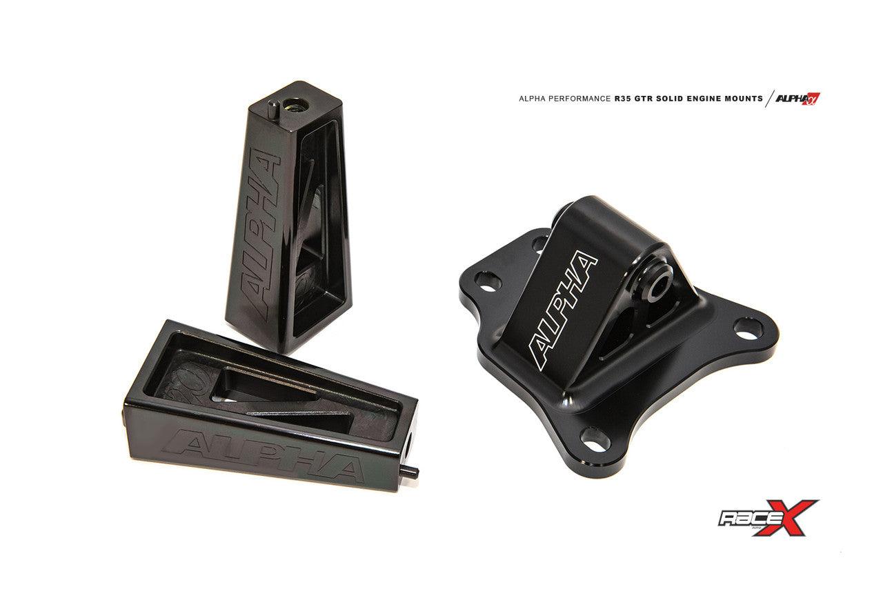AMS Performance Alpha Performance R35 GTR Race X Solid Engine Mount System - Apollo Off-Road