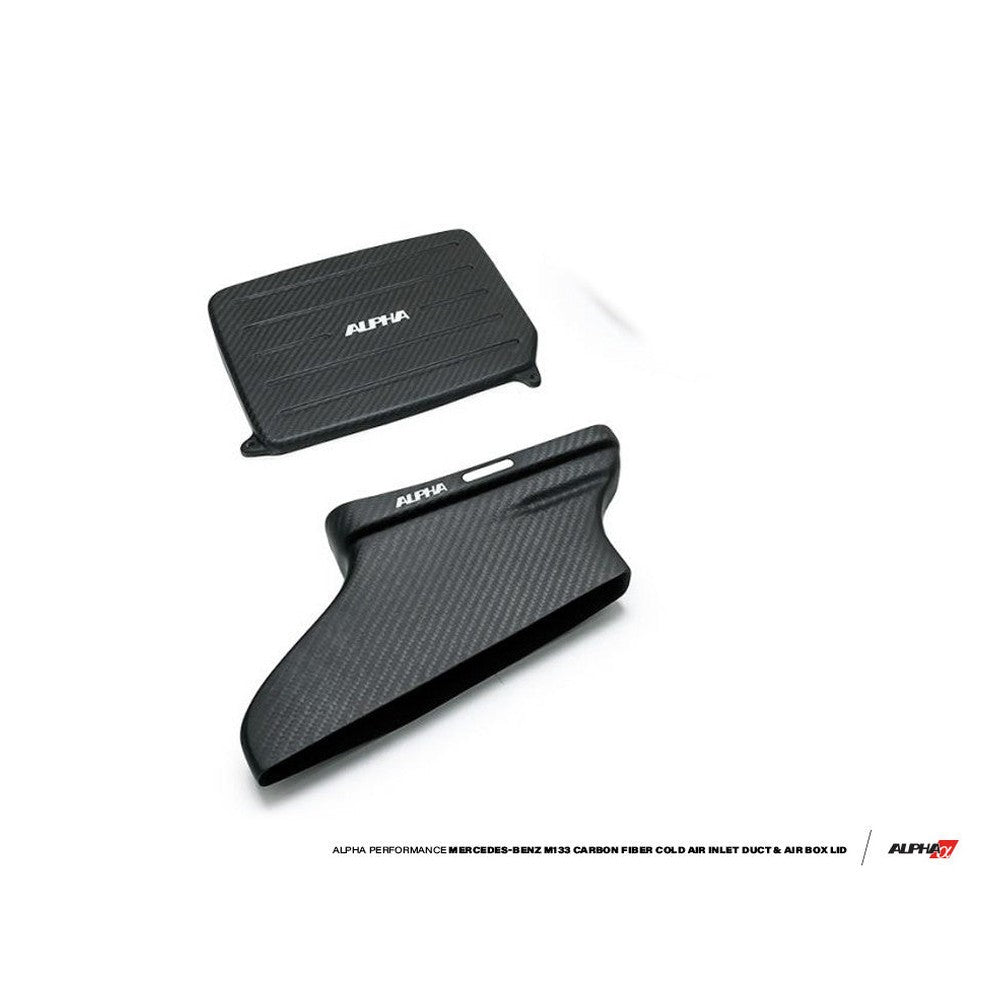 AMS Performance Mercedes-Benz 2.0L M133 AMG Carbon Fiber Cold Air Inlet Duct & Air Box Lid - Apollo Off-Road