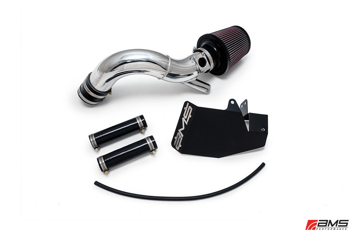 AMS Performance Mitsubishi Lancer Evolution X Performance Intake - Black Wrinkle - Apollo Off-Road