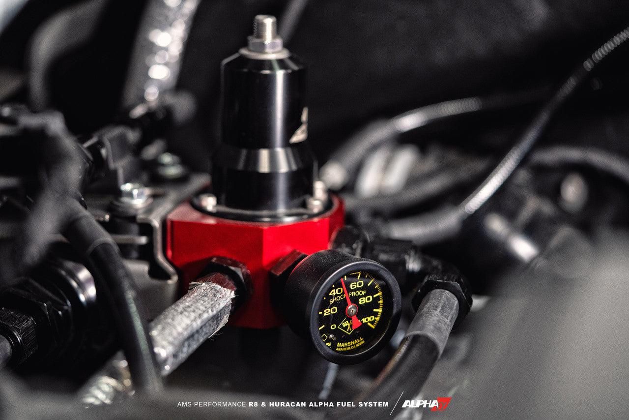 AMS Performance R8-Huracan Alpha Fuel System - Fuel Pressure Regulator + Fuel Line Kit - Apollo Off-Road