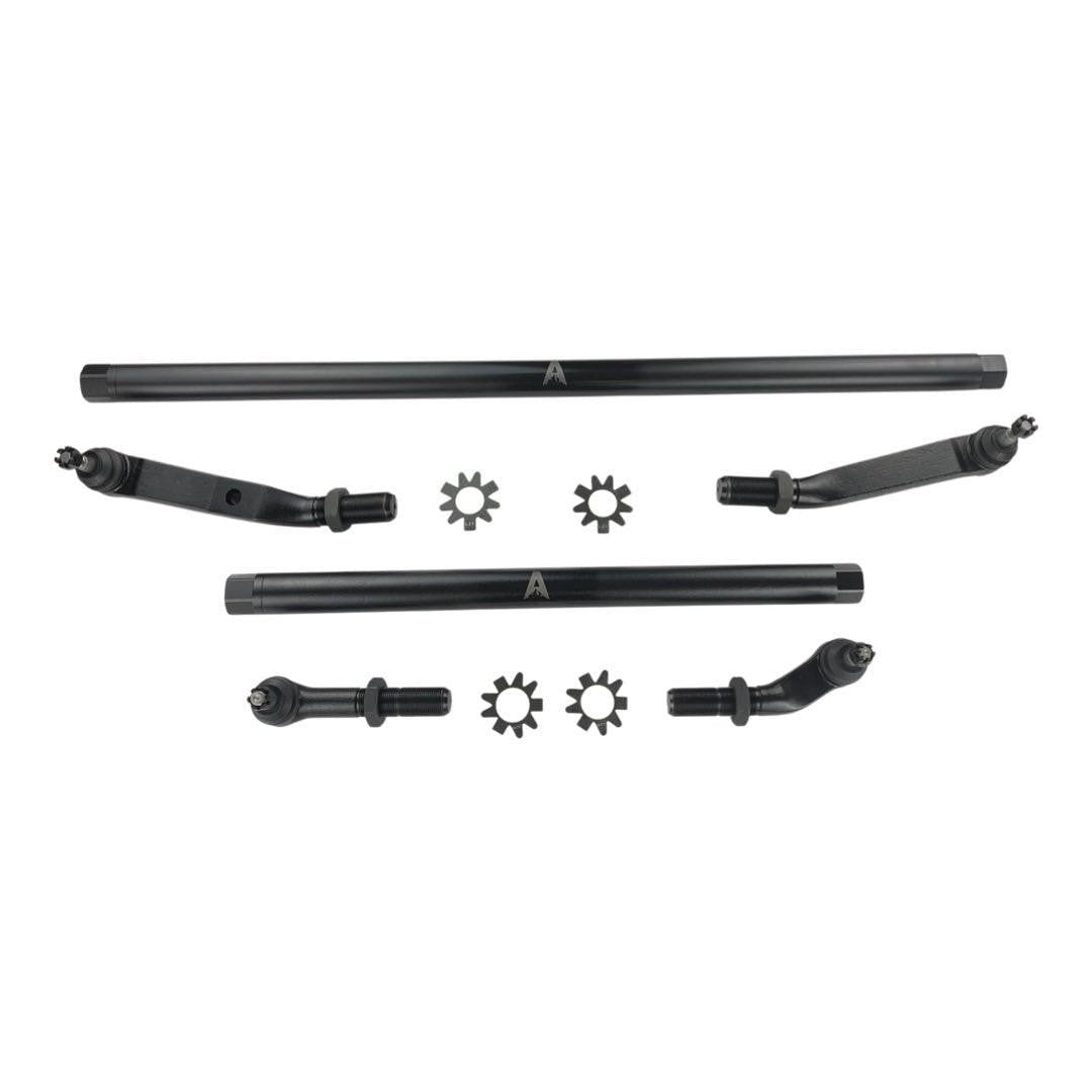 Apex Chassis RAM Extreme Duty Tie Rod and Drag Link Assembly Fits 09-13 RAM 2500-3500 Includes Complete Tie Rod and Drag Link Assemblies Ninja Washers - Apollo Off-Road