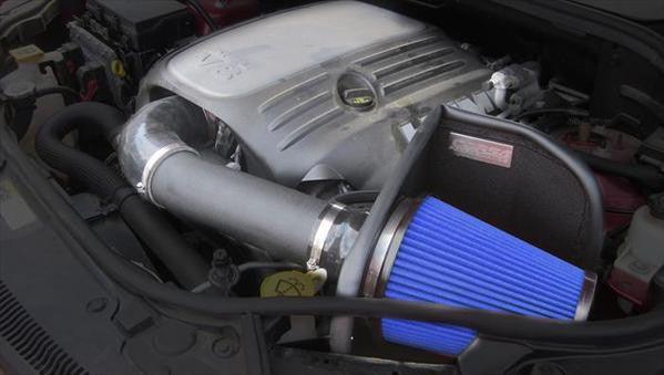APEX Series Metal Shield Air Intake with MaxFlow 5 Oiled Filter 2011-2017 Dodge Durango - Apollo Off-Road