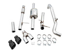 AWE 0FG Catback Dual Side Exit Exhaust for 4th Gen Silverado-Sierra 1500 5.3L (Flat Bumper) - Diamond Black Tips - Apollo Off-Road