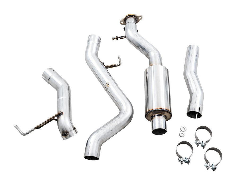 AWE 0FG Catback Exhaust for Ford Bronco with BashGuard - no tips - Apollo Off-Road