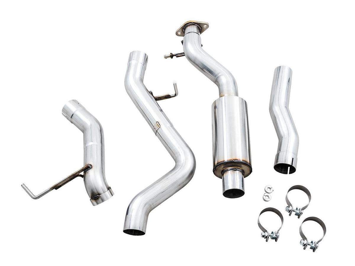 AWE 0FG Catback Exhaust for Ford Bronco with BashGuard - no tips - Apollo Off-Road