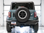 AWE 0FG Catback Exhaust for Ford Bronco with BashGuard - Single 5" Chrome Silver Tip - Apollo Off-Road