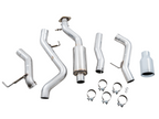 AWE 0FG Catback Exhaust for Ford Bronco with BashGuard - Single 5" Chrome Silver Tip - Apollo Off-Road