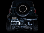 AWE 0FG Catback Exhaust for Ford Bronco with BashGuard - Single 5" Chrome Silver Tip - Apollo Off-Road