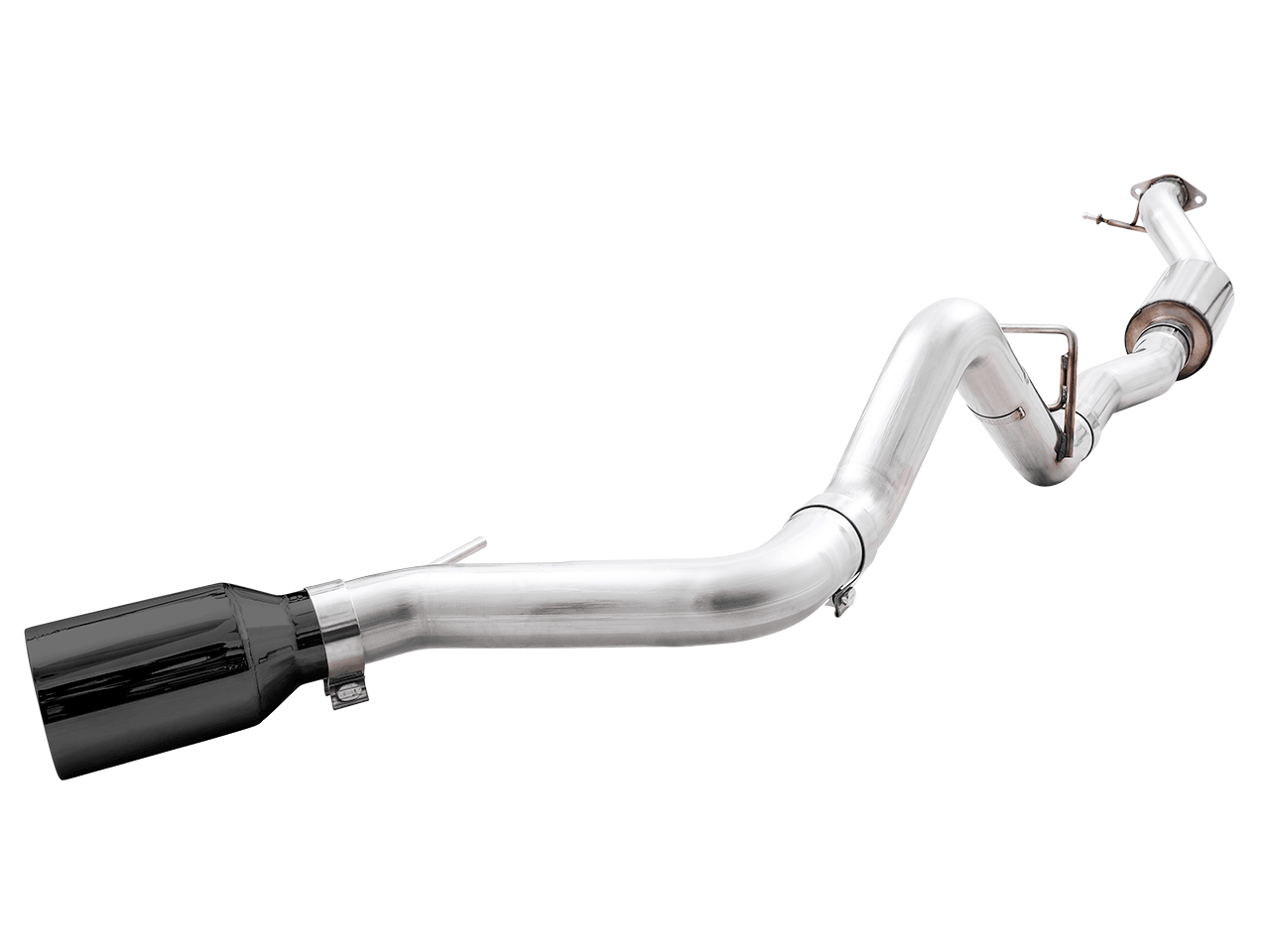 AWE 0FG Catback Exhaust for Ford Bronco with BashGuard - Single 5" Diamond Black Tip - Apollo Off-Road