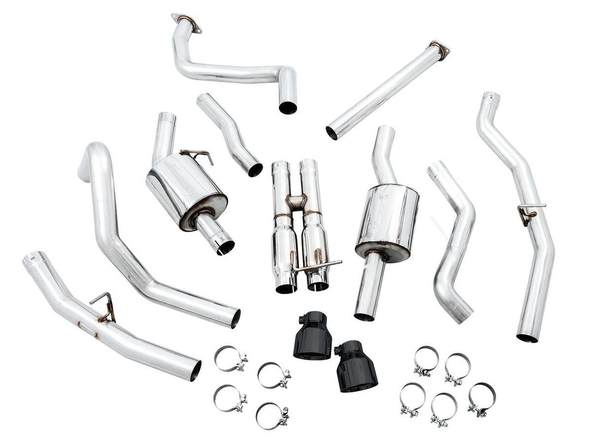 AWE 0FG Catback Exhaust for RAM TRX - Diamond Black Tips - Apollo Off-Road