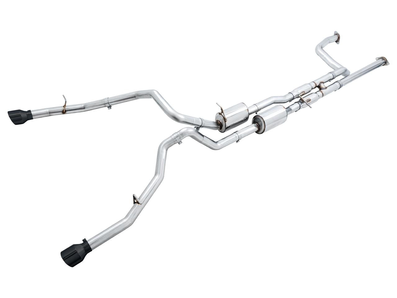 AWE 0FG Catback Exhaust for RAM TRX - Diamond Black Tips - Apollo Off-Road