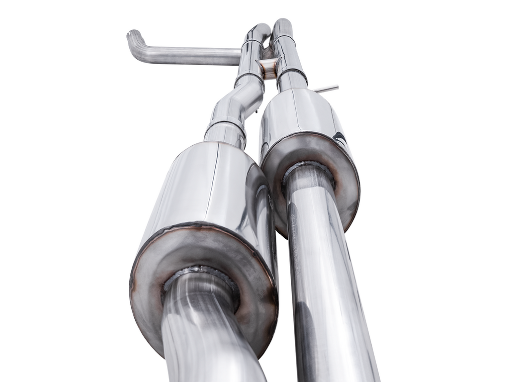 AWE 0FG Catback Exhaust for Silverado ZR2-Sierra AT4X - Quad Chrome Silver Tips - Apollo Off-Road