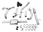 AWE 0FG Catback Split Rear Exit Exhaust for 4th Gen Silverado-Sierra 1500 5.3L (Flat Bumper) - Dual Diamond Black Tips - Apollo Off-Road