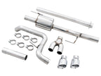 AWE 0FG Dual Side Exit Exhaust for '21+ Ford F-150 - 4.5" Chrome Silver Tips - Apollo Off-Road