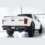 AWE 0FG Exhaust for Gen 2 Ford Raptor (Resonated Performance Cat-back) - Diamond Black 5" Tips - Apollo Off-Road