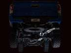 AWE 0FG Exhaust with BashGuard for 3rd Gen Tacoma - Dual Diamond Black Tips - Apollo Off-Road