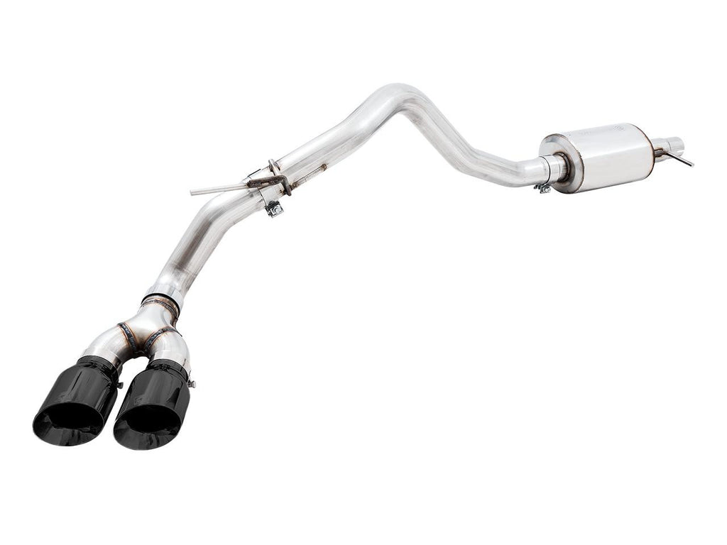 AWE 0FG Exhaust with BashGuard for Ford Ranger - Dual Diamond Black Tips - Apollo Off-Road