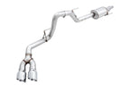 AWE 0FG Single Exit Exhaust for '15-'20 F-150 - 4.5" Chrome Silver Tips - Apollo Off-Road