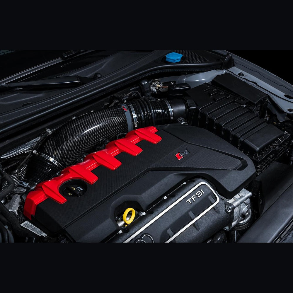 AWE 4.5" S-FLO Carbon Inlet Tube for Audi 8V - Mk3 2.5T - Apollo Off-Road