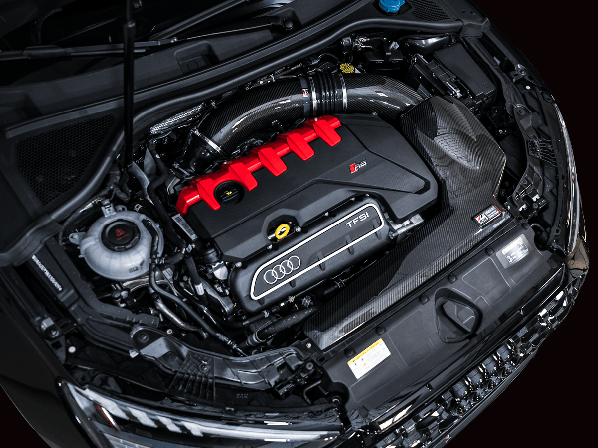 AWE 4.5" S-FLO Closed Carbon Intake System for Audi 8V - Mk3 2.5T - Apollo Off-Road