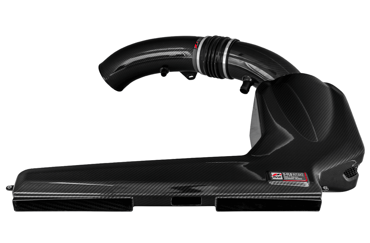 AWE 4.5" S-FLO Closed Carbon Intake System for Audi 8V - Mk3 2.5T - Apollo Off-Road