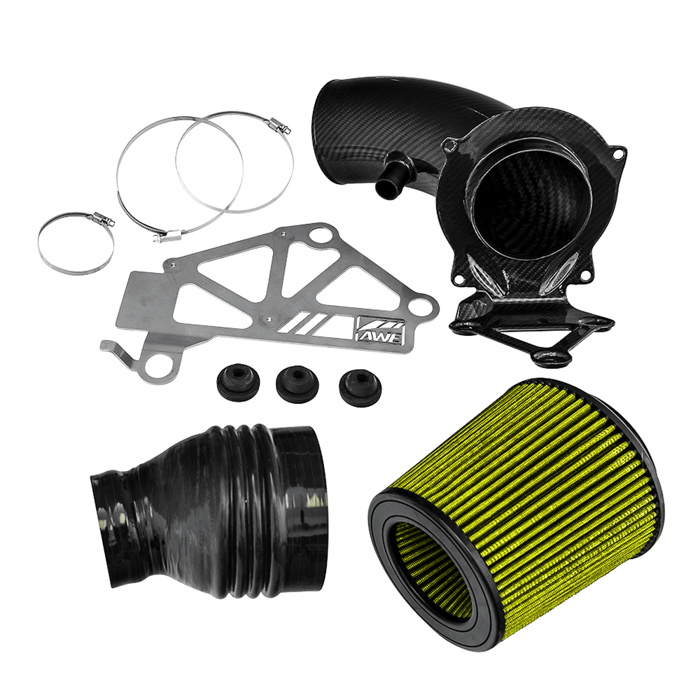 AWE 4.5" S-FLO Shortie Carbon Intake for Audi 8V - Mk3 2.5T - Apollo Off-Road