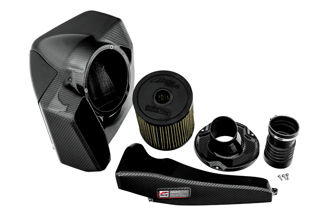 AWE AirGate Carbon Fiber Intake for Audi B9 3.0T - 2.9TT - With Lid - Apollo Off-Road