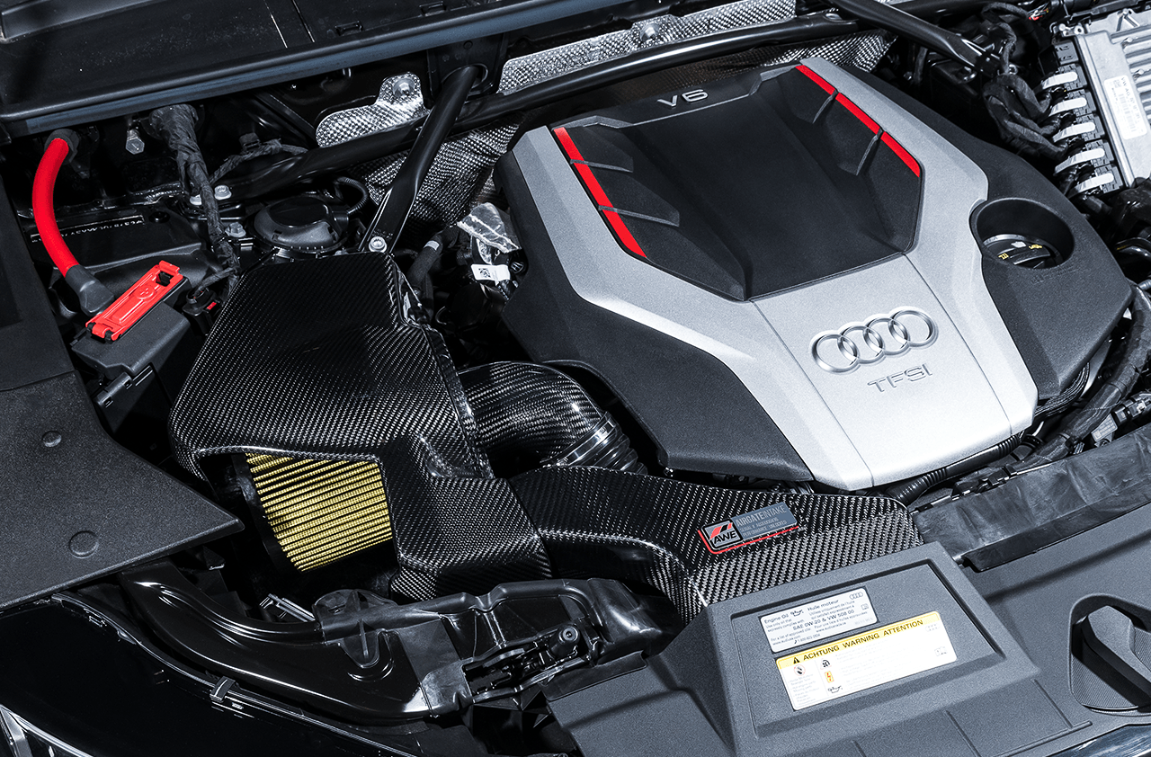 AWE AirGate Carbon Fiber Intake for Audi B9 SQ5 3.0T - With Lid - Apollo Off-Road