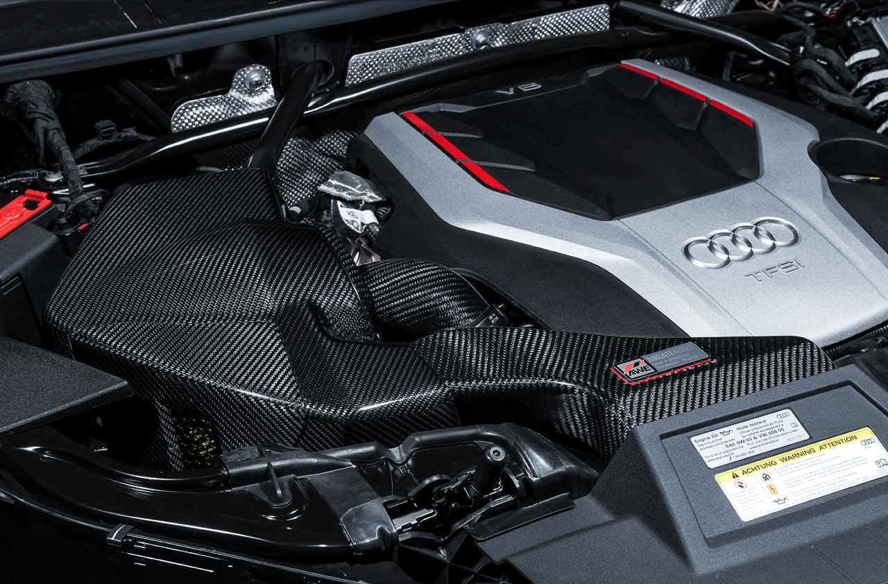 AWE AirGate Carbon Fiber Intake for Audi B9 SQ5 3.0T - With Lid - Apollo Off-Road