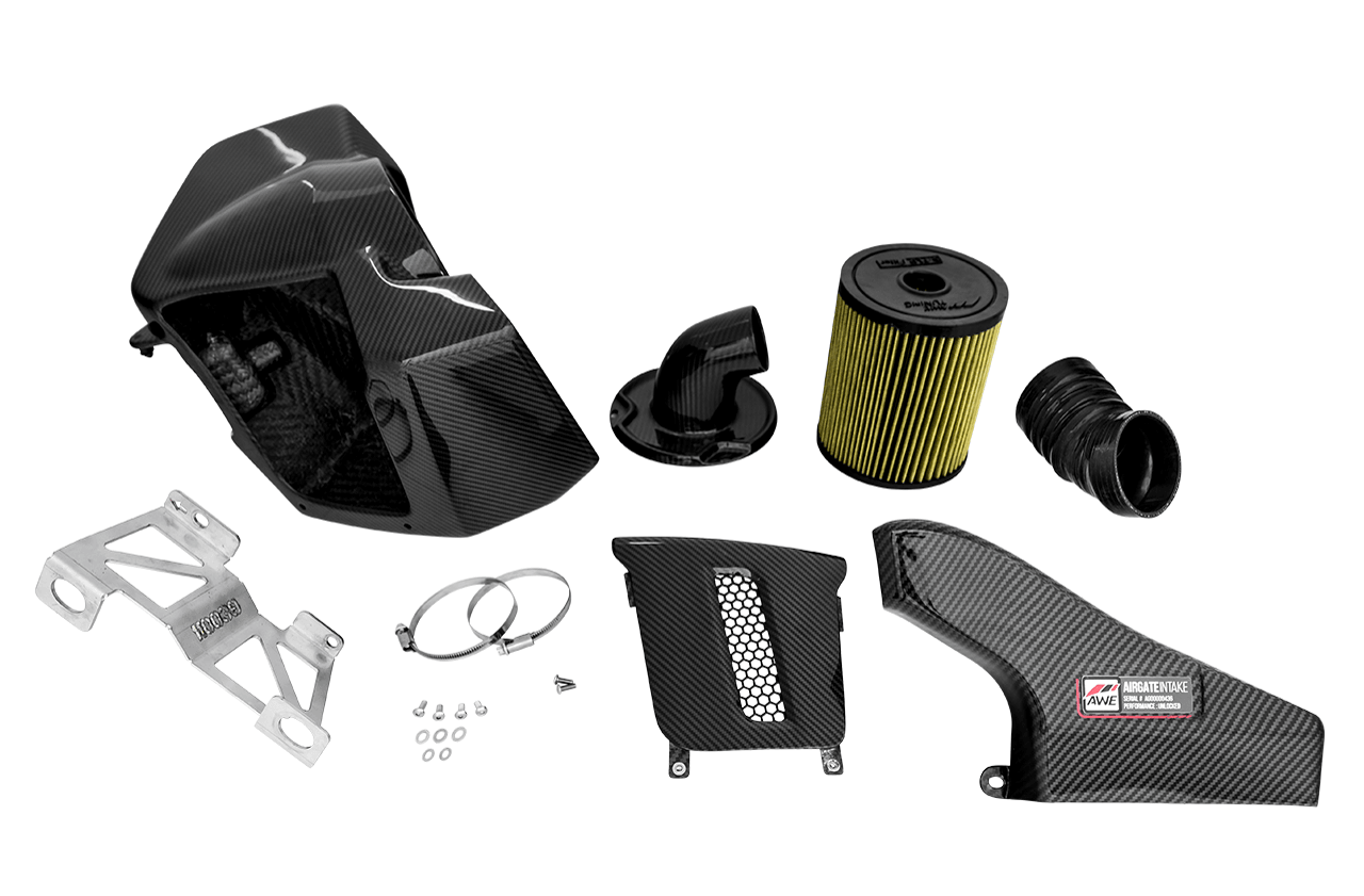 AWE AirGate Carbon Fiber Intake for Audi B9 SQ5 3.0T - With Lid - Apollo Off-Road