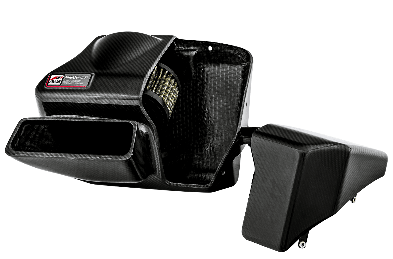 AWE AirGate Carbon Intake for Audi - VW MQB (1.8T - 2.0T) - With Lid - CARB EO #D-832 - Apollo Off-Road