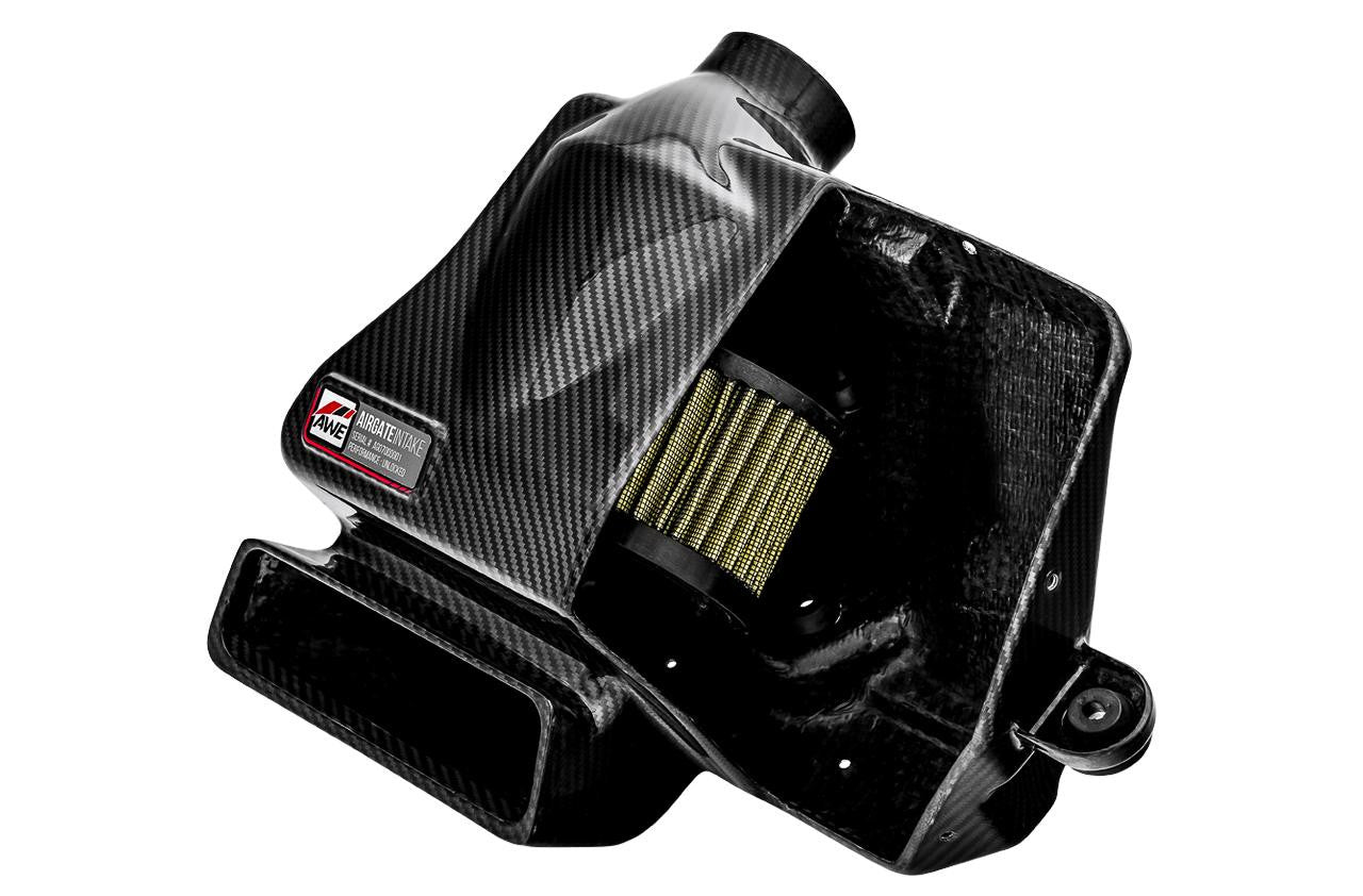 AWE AirGate Carbon Intake for Audi - VW MQB (1.8T - 2.0T) - Without Lid - CARB EO #D-832 - Apollo Off-Road